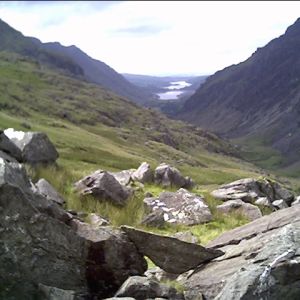 Llyn Padarn and Llanberis View Point - Caernarfon / Wales / Großbritannien