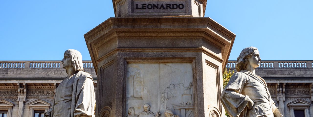 Piazza Leonardo da Vinci | Pavia | Lombardei | Italien