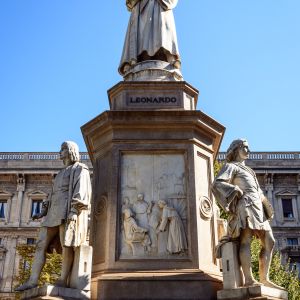Piazza Leonardo da Vinci - Pavia / Lombardei / Italien